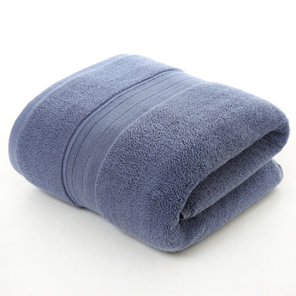100% Cotton Thickened Plain Bath Towel 70x140cm