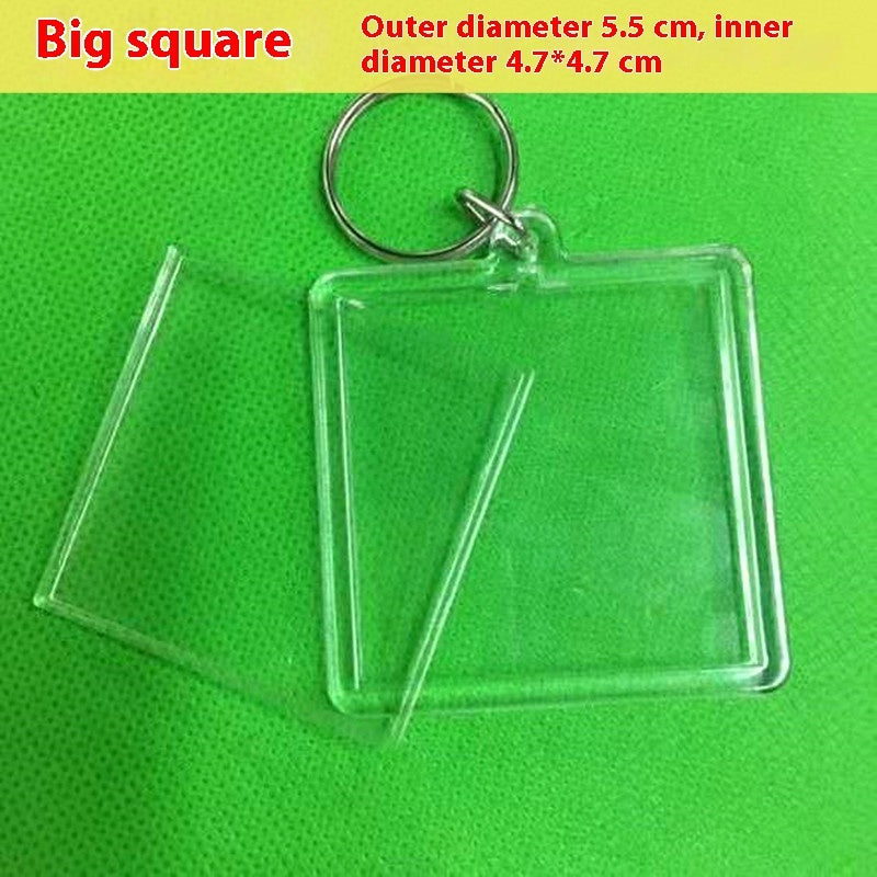 Clear Acrylic Keychain Blank | 16 Shapes | DIY Craft