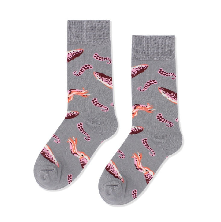 Unisex Seafood Novelty Socks – 5 Ocean Prints