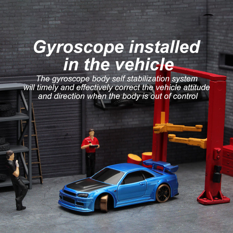 Turbo Racing C64 1/76 Drift RC Car with Gyro - Remote Control
