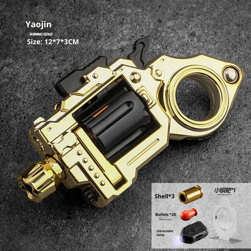 Mini Alloy Soft Bullet Decompression Toy Gun