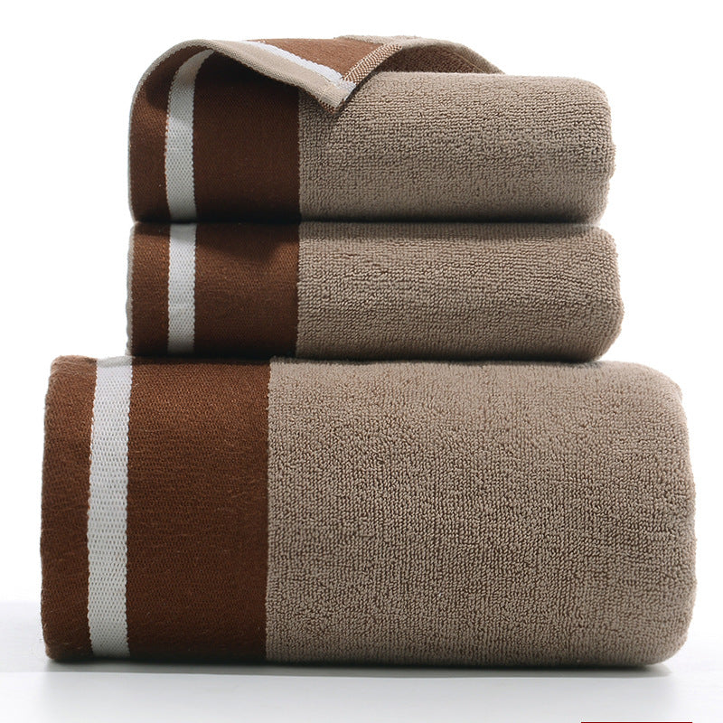 Pure Cotton Towel Set | 3-Piece Bath & Hand Towel Bundle