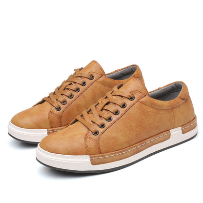 Men's Lace-Up Casual Leather-Look Shoes | PU Upper | EU 38-48