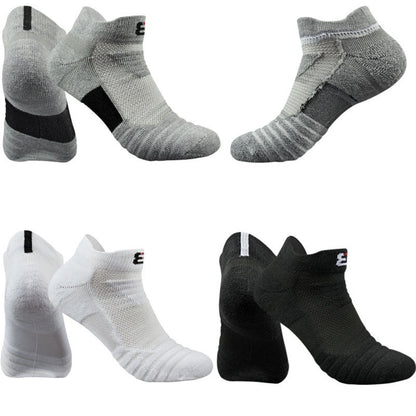 Unisex Cotton Socks Short & Mid Tube – Black White Grey Multi-Pack