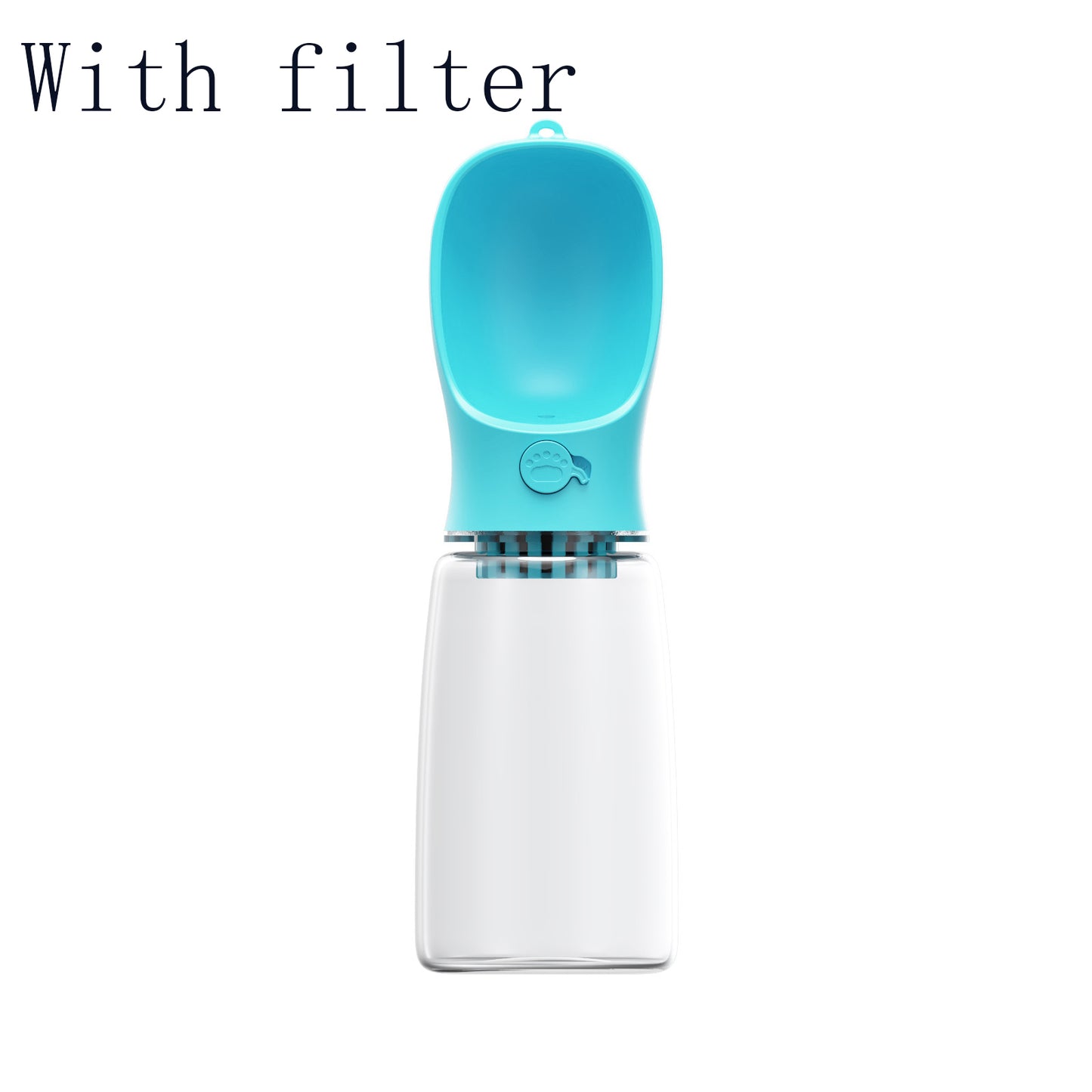 Portable Pet Water Bottle | One-Touch Dog Water Dispenser 350ml & 550ml
