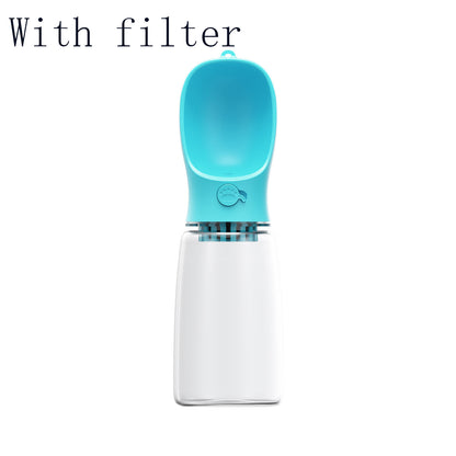 Portable Pet Water Bottle | One-Touch Dog Water Dispenser 350ml & 550ml