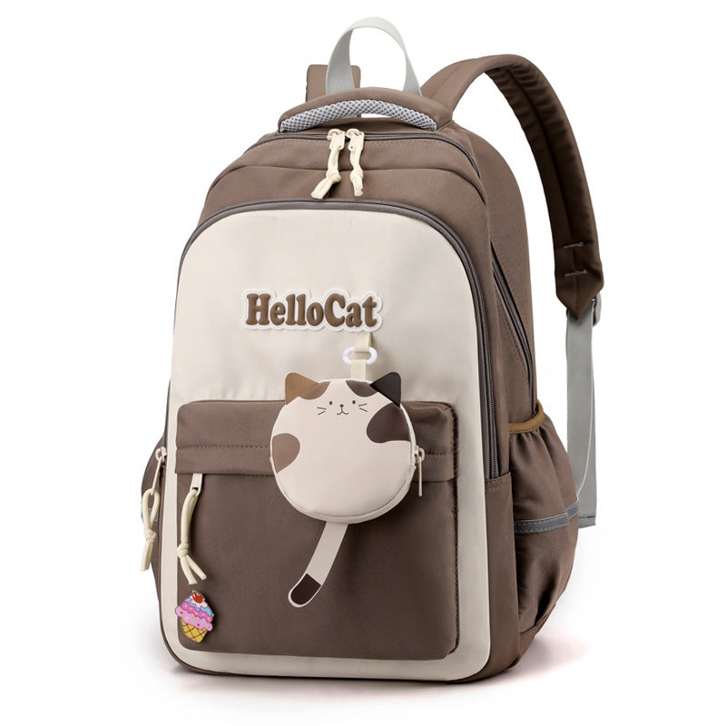 Waterproof Nylon School Backpack for Boys & Girls – 5 Colours