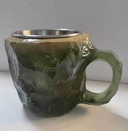 400ml Mineral Crystal-Effect Resin Coffee Mug