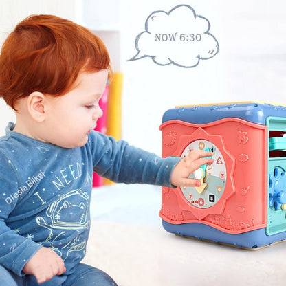 6-Sided Montessori Activity Cube – 8-in-1 Toddler Toy