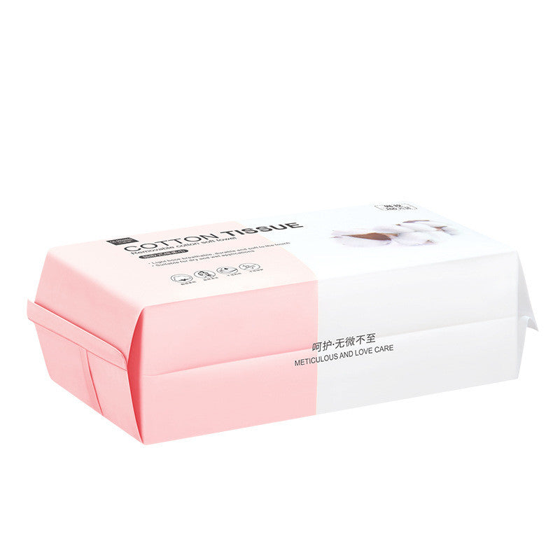 Disposable Cotton Facial Cleansing Pads | 100 Sheets | Wet & Dry Use
