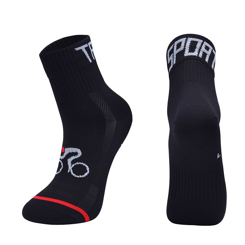Professional Nylon Cycling & Running Socks EU 35-46 – 5 Colours