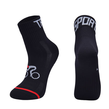 Professional Nylon Cycling & Running Socks EU 35-46 – 5 Colours