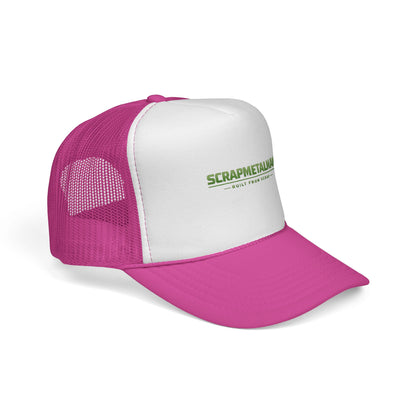 Scrapmetalman Logo Mesh Trucker Cap | Breathable Snapback
