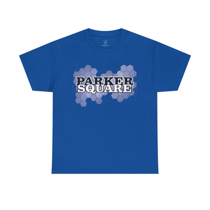 Parker Square T‑Shirt — Retro Campus Logo Tee