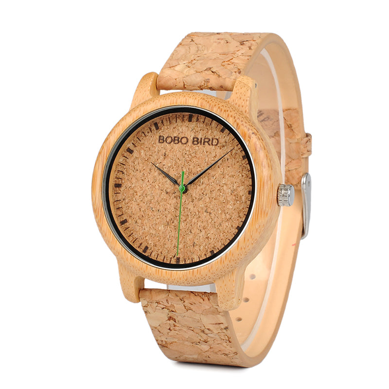 BOBO BIRD Natural Bamboo Watch – Eco-Friendly Men’s & Women’s