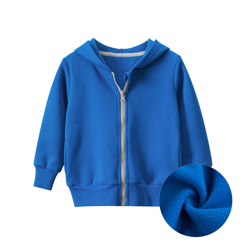 Children's Fleece Zip-Up Hoodie | Kids Warm Jacket 90-140cm