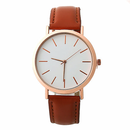 Women's Slim Quartz Wristwatch | Simple Elegant Dress Watch in 8 Colours
