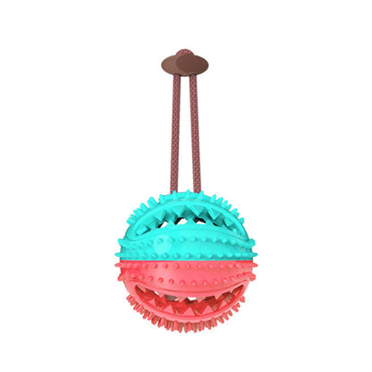 Suction Cup Tug & Chew Dog Toy Ball