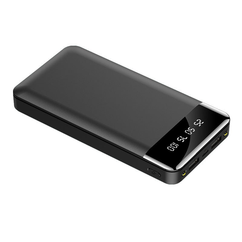 Portable Power Bank LCD Display Dual USB 6,000-20,000mAh Green Black Pink White