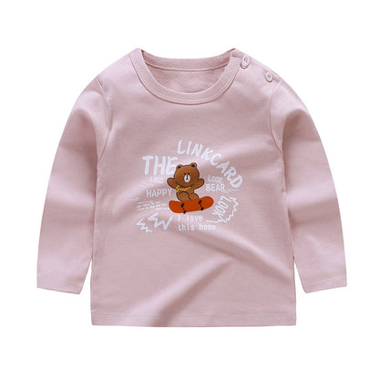 Children's Cartoon Print T-Shirt | Unisex Soft Cotton | 9 Colours