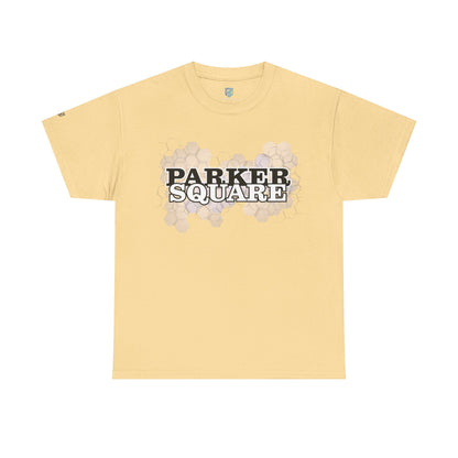Parker Square T‑Shirt — Retro Campus Logo Tee