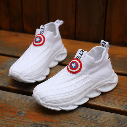 Kids' Knitted Trainers – Breathable Casual Shoes