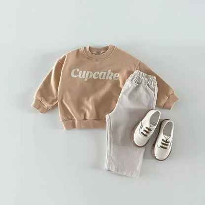 Boys' Letter Print Long-Sleeve Shirt | Cotton Kids Top