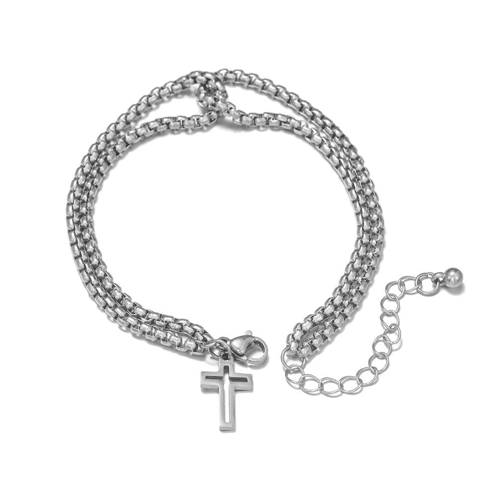 Men's Alloy Bangle Bracelets – Silver & Gold Plated Wrist Stack