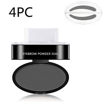 Eyebrow Stamp Powder Kit – Waterproof, 3 Shapes & Shades, Multi-Pack