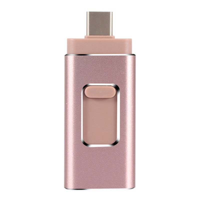 4-in-1 USB Flash Drive for iPhone, Android & PC