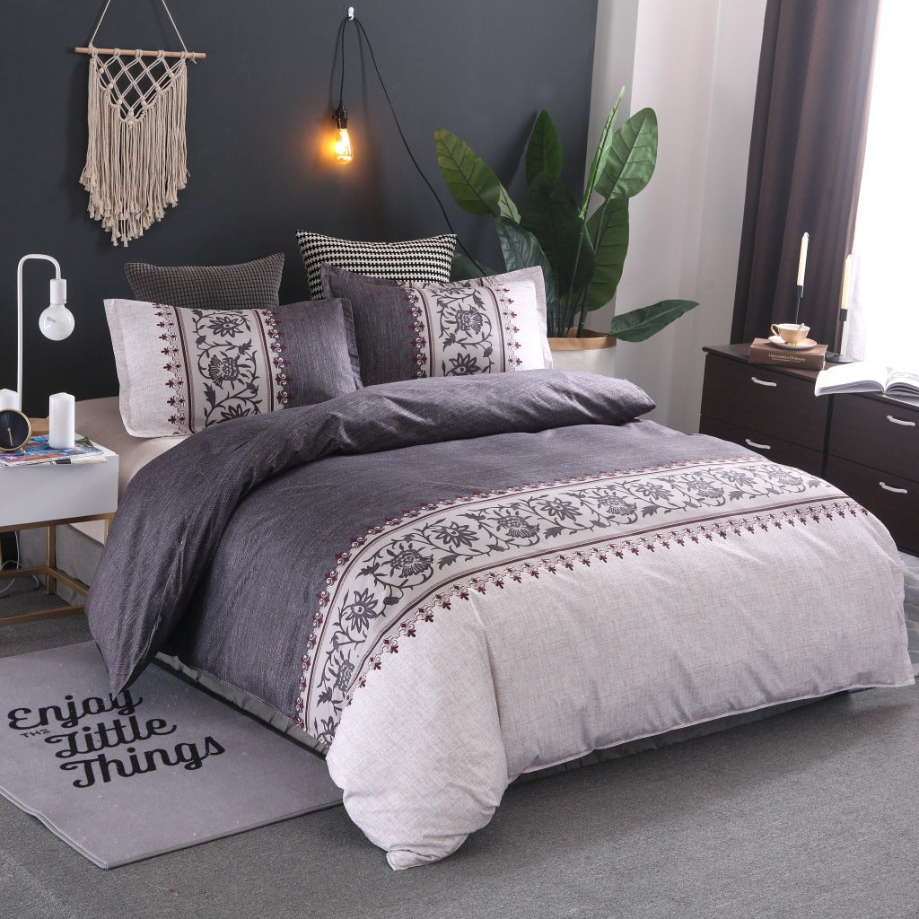 Plain Dye Polyester Duvet Cover Set | 6 Colours