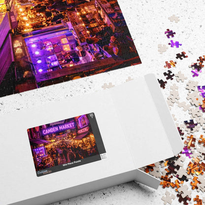 Camden Market Neon Night Jigsaw Puzzle – 110, 252, 520 & 1014 Pieces