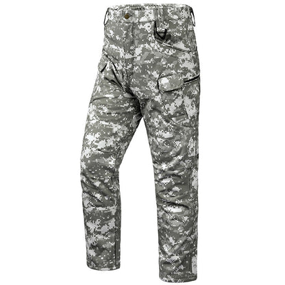 Men's Soft Shell Tactical Trousers | Fleece-Lined Waterproof Outdoor Pants