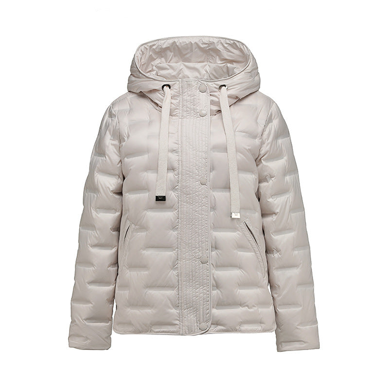 Women's Lightweight Duck Down Jacket - Thickened Puffer