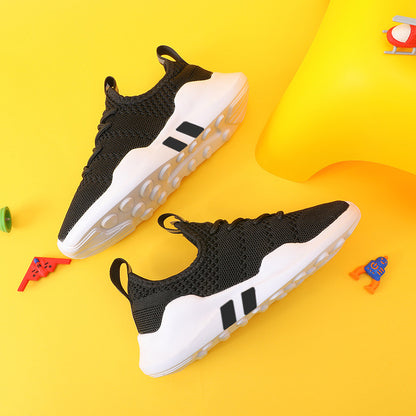 Children's Breathable Mesh Sports Trainers – EU 26–39