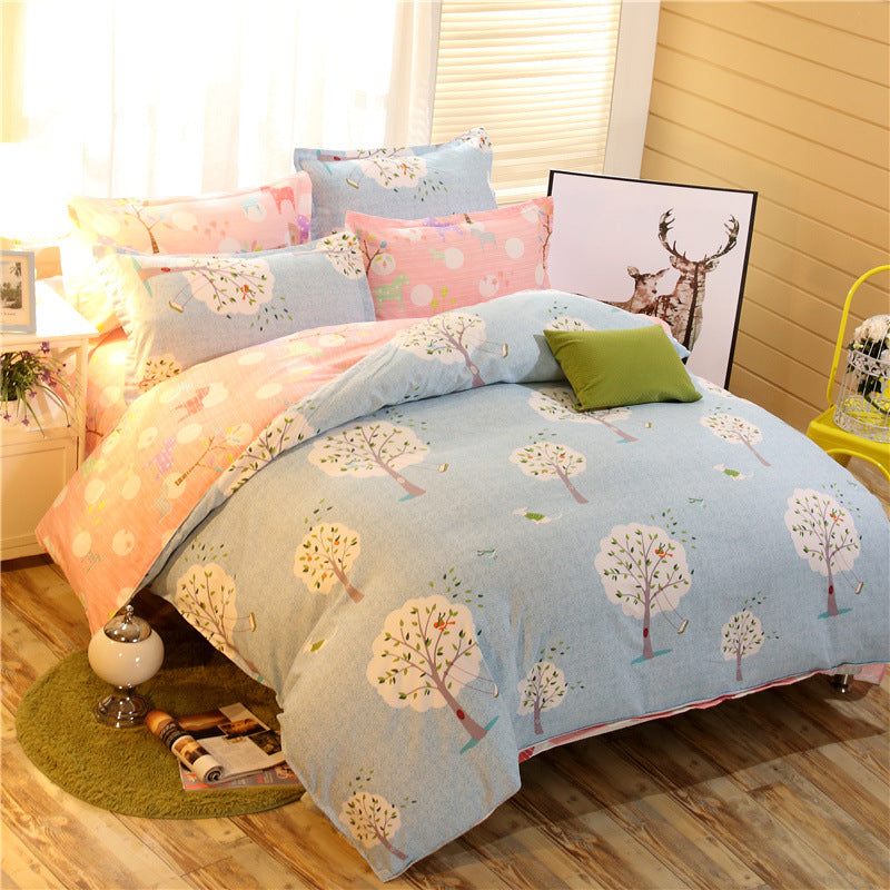 Reactive Print Twill Bedding Set | Single to Super King
