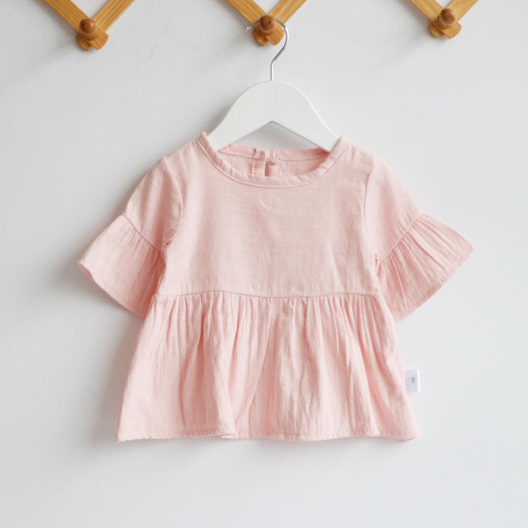 Baby & Toddler Cotton Short Sleeve T-Shirt – 4 Colours