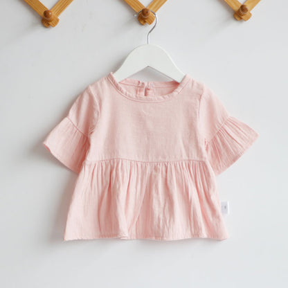 Baby & Toddler Cotton Short Sleeve T-Shirt – 4 Colours