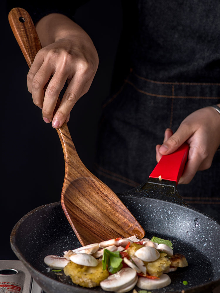 Natural Wood Kitchen Utensil Set