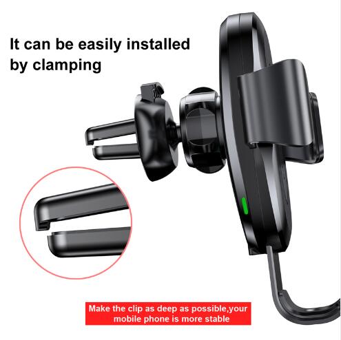 Wireless Charging Gravity Car Mount | 10W Qi Fast Charge