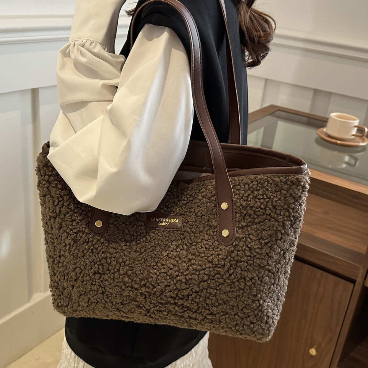 Women's Cotton Bucket Shoulder Bag | Retro Style | 5 Colours