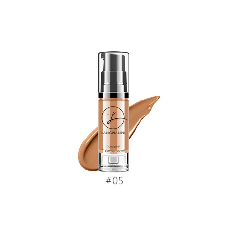 Waterproof Liquid Foundation & Concealer – Brightening 6ml, 6 Shades