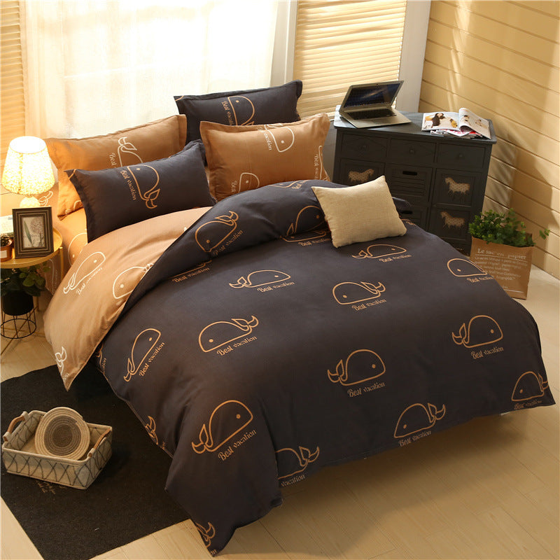 Reactive Print Twill Bedding Set | Single to Super King