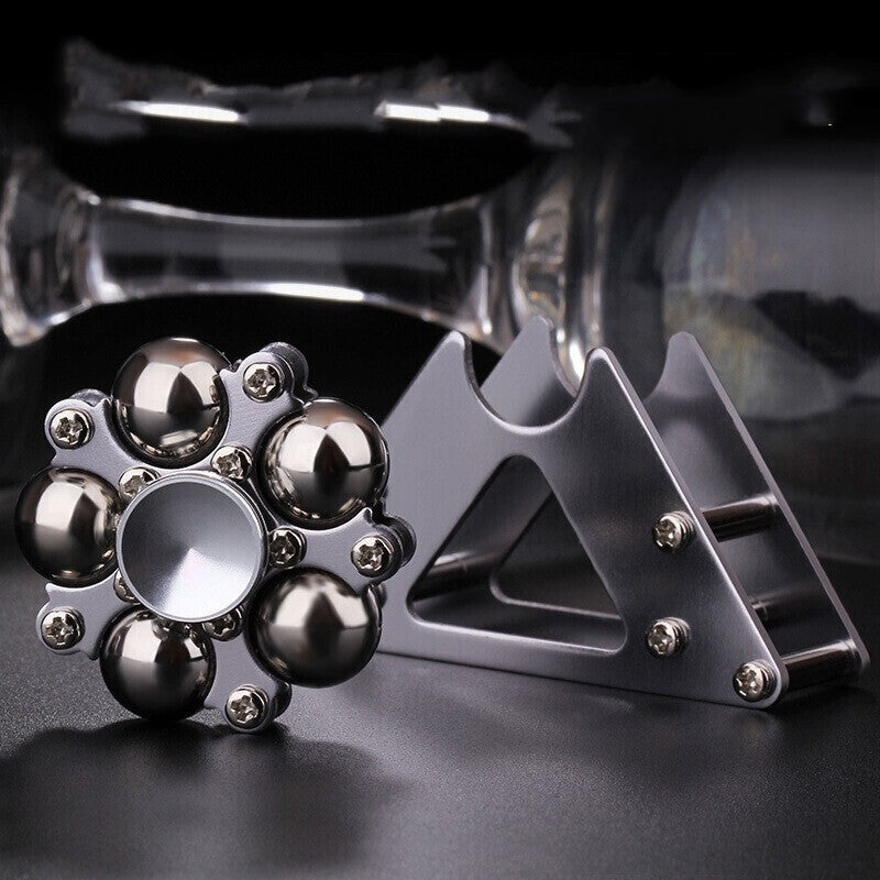 Ferris Wheel Metal Fingertip Gyro | Inception Spinner with Stand | 3 Colours