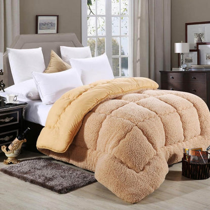 Polyester Cashmere Winter Quilt | Thick & Warm | 3 Sizes