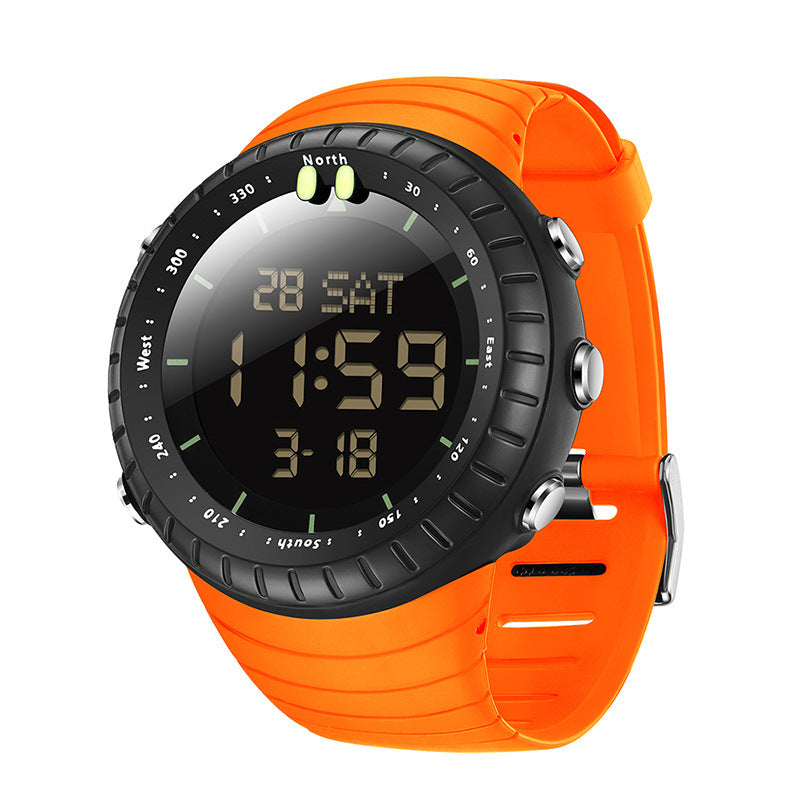 Large Dial Luminous Waterproof Watch for Men - Casual & Sports Style