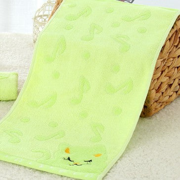 Bamboo Fibre Kitten Face Towel | Soft Cotton Blend Hand Towel
