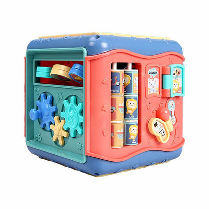 6-Sided Montessori Activity Cube – 8-in-1 Toddler Toy