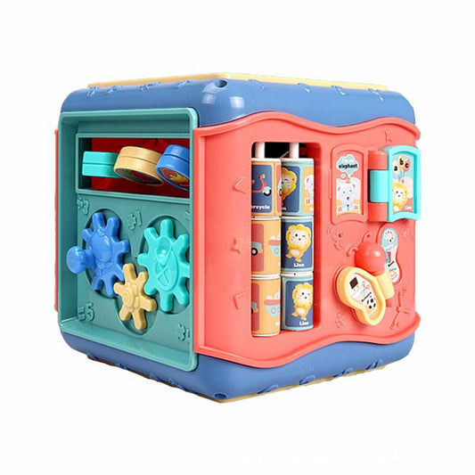 6-Sided Montessori Activity Cube – 8-in-1 Toddler Toy