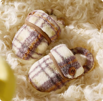 Children's Warm Indoor Cotton Slippers